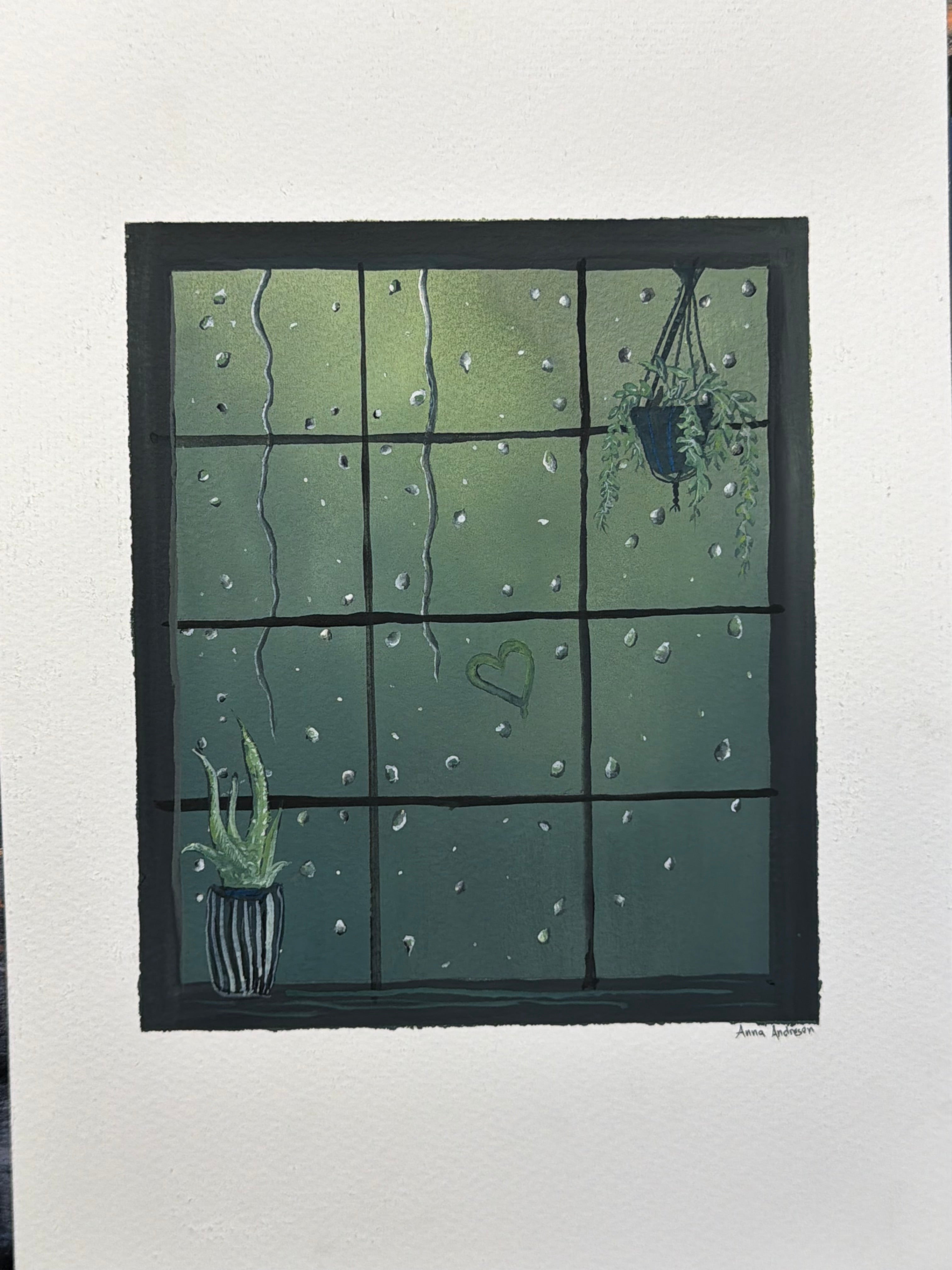 “Watching Raindrops”