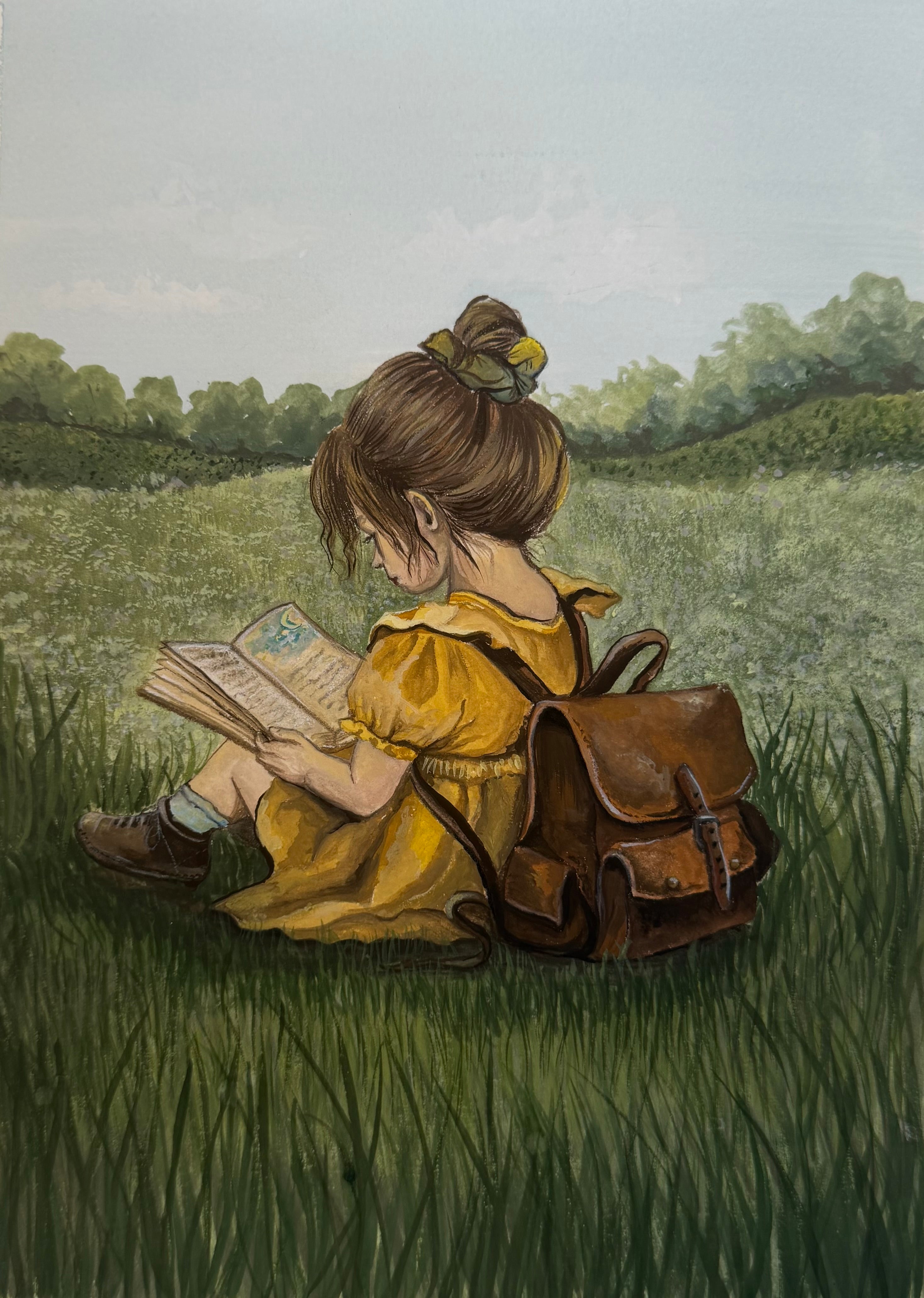 “Girl who reads”