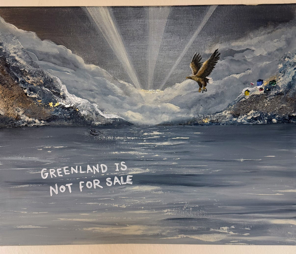 “GREENLAND IS NOT FOR SALE”