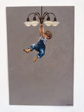 Boy in Chandelier